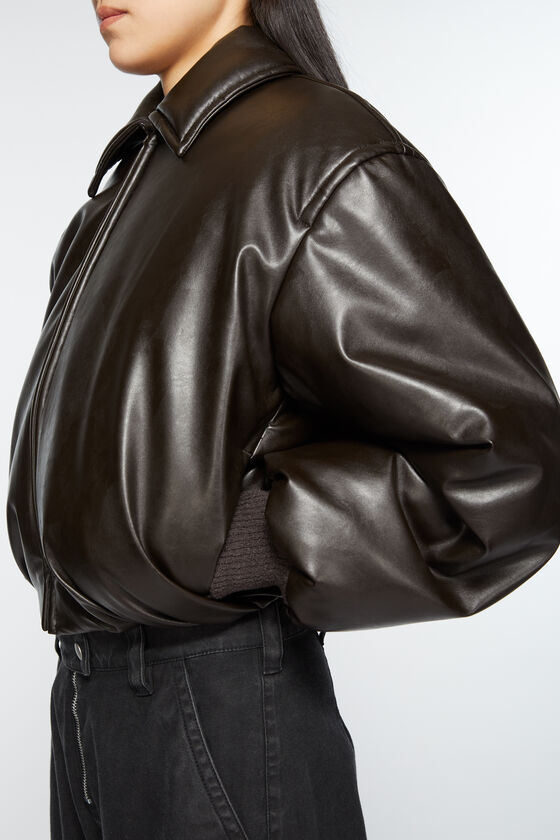 (image for) Simple Coated bomber jacket